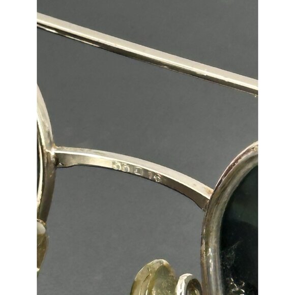 Vintage Classic Traditions CT13 Gold Pilot Half-Rim Metal FRAMES Korea (C3-02) - Picture 9 of 12